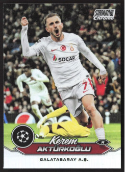 Kerem Akturkoglu, Kartička, 2023-24 Topps Stadium Club Chrome UEFA Club Competitions, Refractor