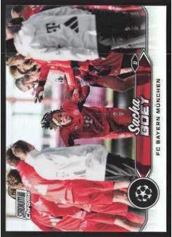 Sacha Boey, Kartička, 2023-24 Topps Stadium Club Chrome UEFA Club Competitions, Refractor