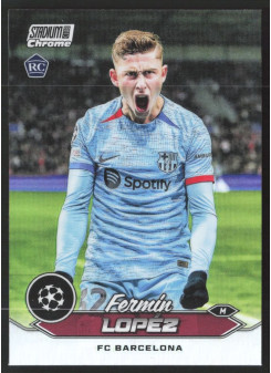 Fermin Lopez, Kartička, 2023-24 Topps Stadium Club Chrome UEFA Club Competitions, Refractor