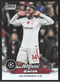 Wilfried Zaha, Kartička, 2023-24 Topps Stadium Club Chrome UEFA Club Competitions, Refractor