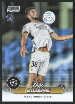 Theo Zidane, Kartička, 2023-24 Topps Stadium Club Chrome UEFA Club Competitions, Refractor