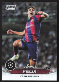 Joao Felix, Kartička, 2023-24 Topps Stadium Club Chrome UEFA Club Competitions, Refractor