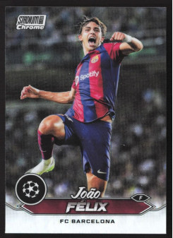 Joao Felix, Kartička, 2023-24 Topps Stadium Club Chrome UEFA Club Competitions, Refractor