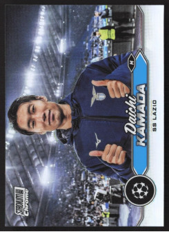 Daichi Kamada, Kartička, 2023-24 Topps Stadium Club Chrome UEFA Club Competitions, Refractor