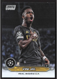 Vini Jr., Kartička, 2023-24 Topps Stadium Club Chrome UEFA Club Competitions, Refractor
