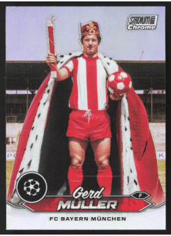 Gerd Muller, Kartička, 2023-24 Topps Stadium Club Chrome UEFA Club Competitions, Refractor