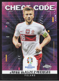 Jakub Błaszczykowski, Kartička, Topps Chrome UEFA Euro 2024, INSERT