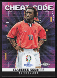 Clarence Seedorf, Kartička, Topps Chrome UEFA Euro 2024, INSERT