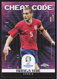 Nemanja Vidic, Kartička, Topps Chrome UEFA Euro 2024, INSERT