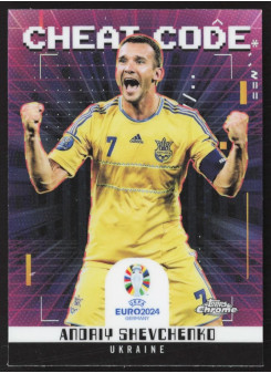 Andriy Shevchenko, Kartička, Topps Chrome UEFA Euro 2024, INSERT