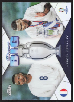 Marcel Desailly, Kartička, Topps Chrome UEFA Euro 2024, INSERT