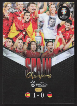 UEFA Euro 2008 Final, Card, Topps Chrome UEFA Euro 2024, INSERT