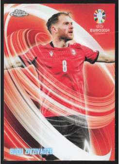 Budu Zivzivadze, Kartička, Topps Chrome UEFA Euro 2024, INSERT