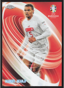 Manuel Akanji, Card, Topps Chrome UEFA Euro 2024, INSERT