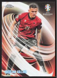 Kristjan Asllani, Kartička, Topps Chrome UEFA Euro 2024, INSERT