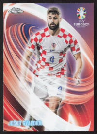 Josko Gvardiol, Kartička, Topps Chrome UEFA Euro 2024, INSERT