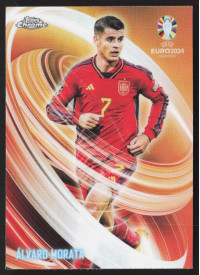 Alvaro Morata, Kartička, Topps Chrome UEFA Euro 2024, INSERT