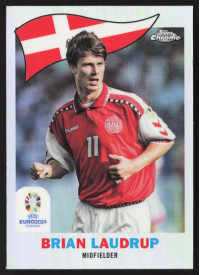 Brian Laudrup, Kartička, Topps Chrome UEFA Euro 2024, INSERT