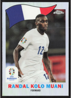 Randal Kolo Muani, Kartička, Topps Chrome UEFA Euro 2024, INSERT