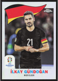 Ilkay Gundogan, Kartička, Topps Chrome UEFA Euro 2024, INSERT