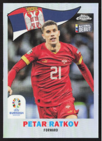 Petar Ratkov, Kartička, Topps Chrome UEFA Euro 2024, INSERT