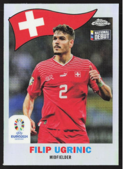 Filip Ugrinic, Kartička, Topps Chrome UEFA Euro 2024, INSERT
