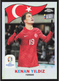 Kenan Yildiz, Kartička, Topps Chrome UEFA Euro 2024, INSERT