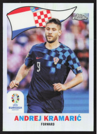 Andrej Kramaric, Kartička, Topps Chrome UEFA Euro 2024, INSERT