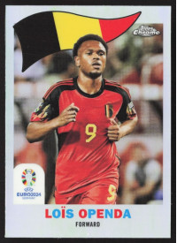 Lois Openda, Kartička, Topps Chrome UEFA Euro 2024, INSERT