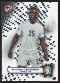 Eduardo Camavinga, Kartička, 2024 Topps Pristine Road to UEFA EURO, BASE