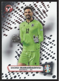 Giorgi Mamardashvili, Kartička, 2024 Topps Pristine Road to UEFA EURO, BASE