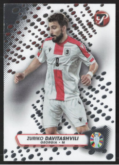 Zuriko Davitashvili, Kartička, 2024 Topps Pristine Road to UEFA EURO, BASE