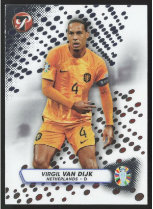 Virgil van Dijk, Card, 2024 Topps Pristine Road to UEFA EURO, BASE