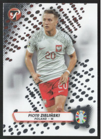 Piotr Zielinski, Kartička, 2024 Topps Pristine Road to UEFA EURO, BASE