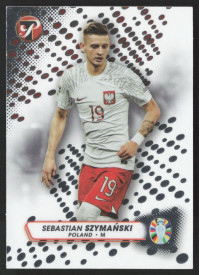 Sebastian Szymanski, Kartička, 2024 Topps Pristine Road to UEFA EURO, BASE
