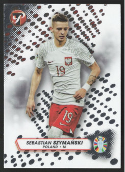 Sebastian Szymanski, Kartička, 2024 Topps Pristine Road to UEFA EURO, BASE