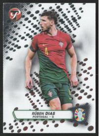 Ruben Dias, Kartička, 2024 Topps Pristine Road to UEFA EURO, BASE