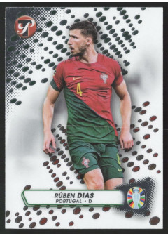 Ruben Dias, Kartička, 2024 Topps Pristine Road to UEFA EURO, BASE