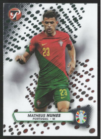 Matheus Nunes, Kartička, 2024 Topps Pristine Road to UEFA EURO, BASE