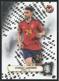 Aymeric Laporte, Kartička, 2024 Topps Pristine Road to UEFA EURO, BASE