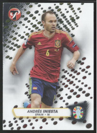 Andres Iniesta, Kartička, 2024 Topps Pristine Road to UEFA EURO, BASE