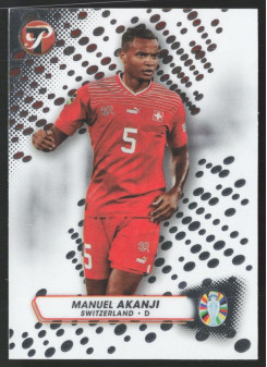 Manuel Akanji, Kartička, 2024 Topps Pristine Road to UEFA EURO, BASE