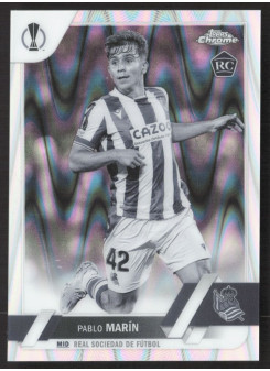 Pablo Marin, Card, Topps Chrome UEFA Club Competitions 2022-2023, Black & White Ray Wave