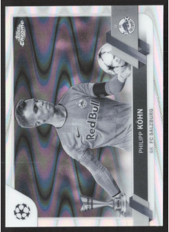 Philipp Kohn, Kartička, Topps Chrome UEFA Club Competitions 2022-2023, Black & White Ray Wave