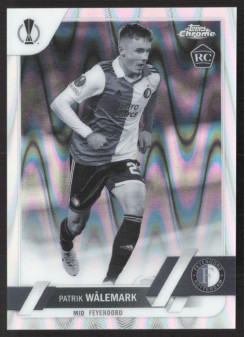 Patrik Walemark, Card, Topps Chrome UEFA Club Competitions 2022-2023, Black & White Ray Wave