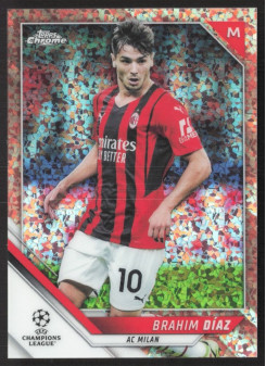 Brahim Diaz, Kartička, 2021-22 Topps Chrome UEFA Champions League, LIMIT