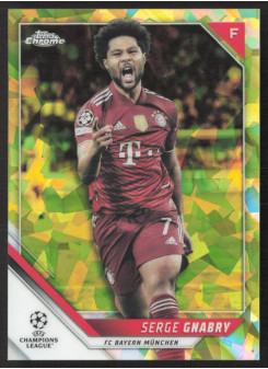 Serge Gnabry, Card, 2021-22 Topps Chrome UEFA Champions League, LIMIT