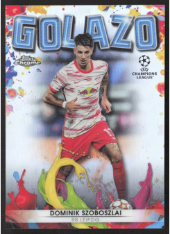Dominik Szoboszlai, Card, 2021-22 Topps Chrome UEFA Champions League, INSERT