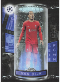 Virgil van Dijk, Kartička, Topps Chrome UEFA Club Competitions 2022-2023, INSERT