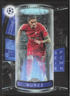 Darwin Nunez, Card, Topps Chrome UEFA Club Competitions 2022-2023, INSERT